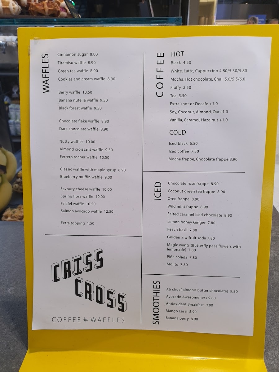 Criss Cross Photo Menu 2