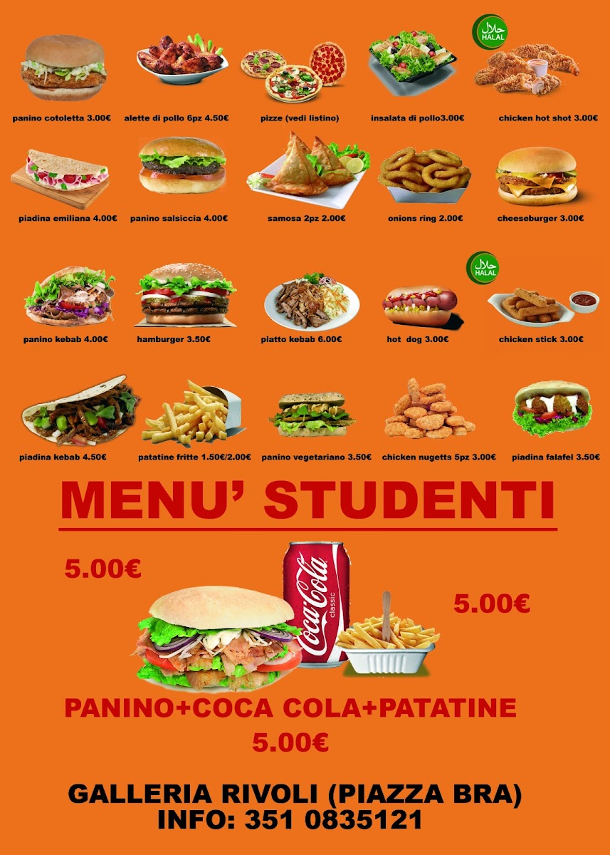 Arena pizzeria kebab 100% Halal Food Photo Menu 2