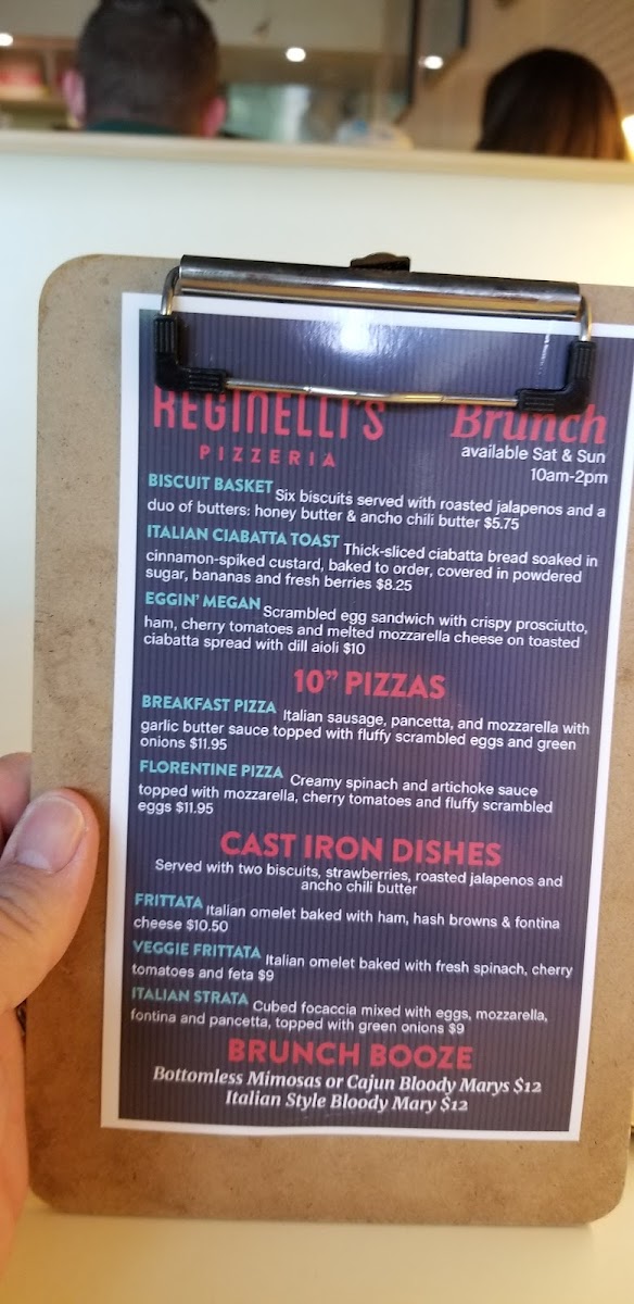 Reginelli's Pizzeria Photo Menu 6