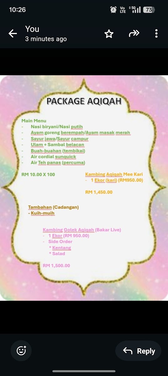 Mirin Restaurant and Catering Photo Menu 3