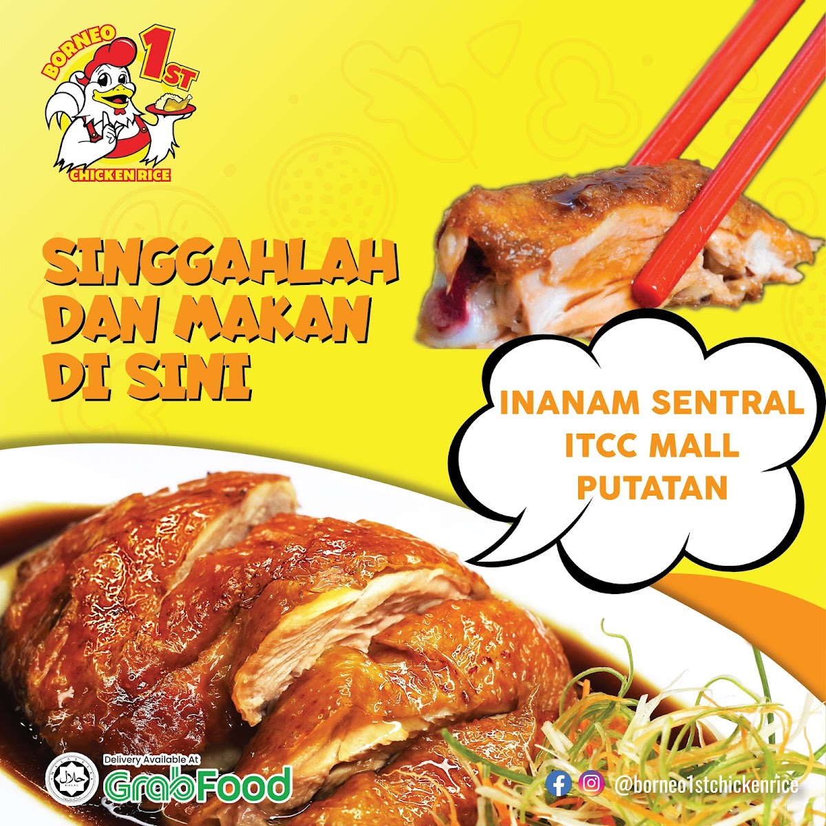 Borneo 1st Chicken Rice Inanam Photo Menu 5