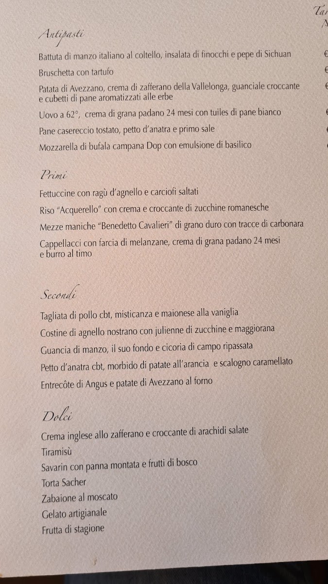Orlandi Tartufi Photo Menu 1