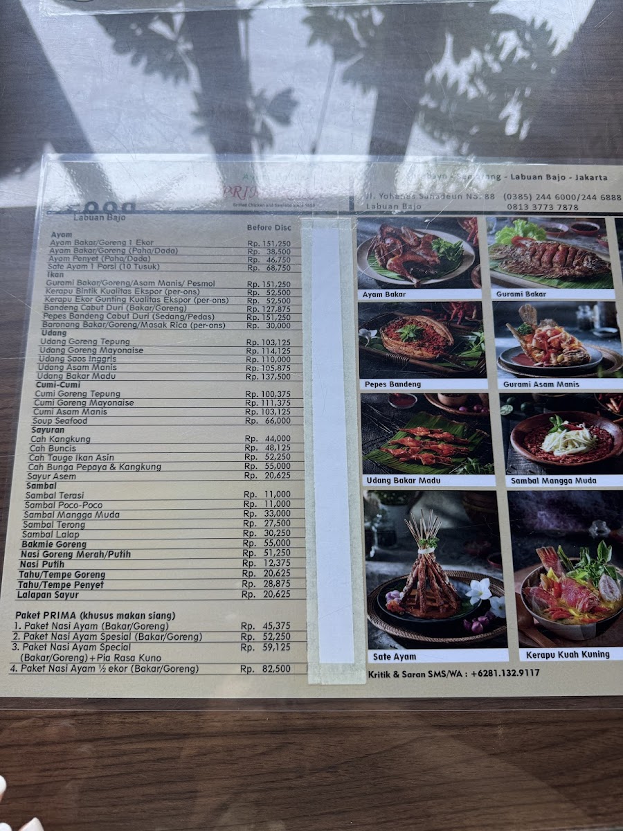 Ayam Bakar Primarasa Labuan Bajo Photo Menu 3