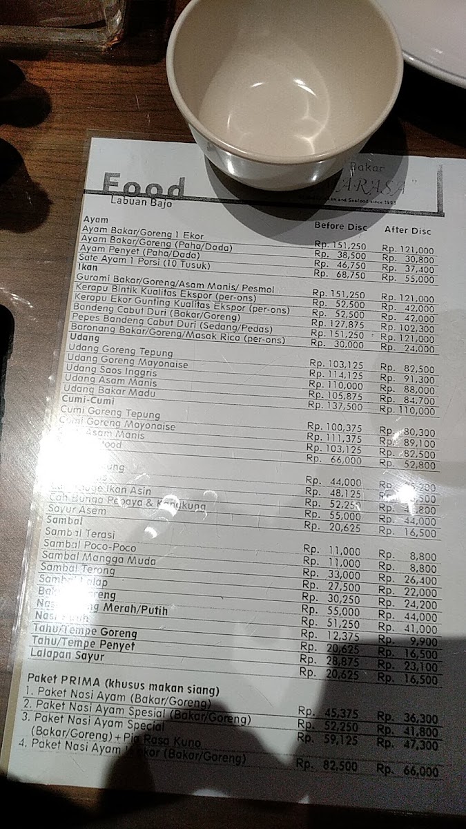 Ayam Bakar Primarasa Labuan Bajo Photo Menu 6