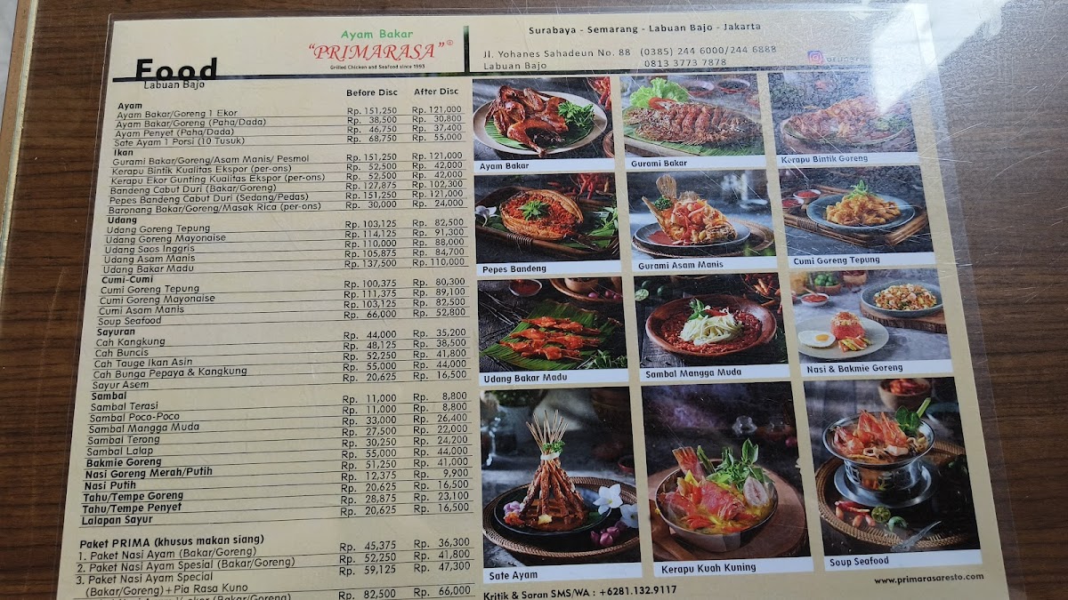 Ayam Bakar Primarasa Labuan Bajo Photo Menu 9