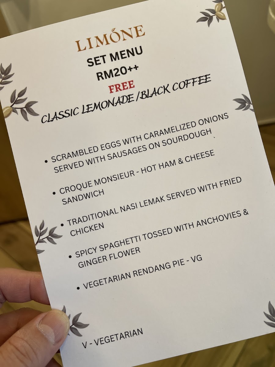 Limóne, Bukit Damansara Photo Menu 3