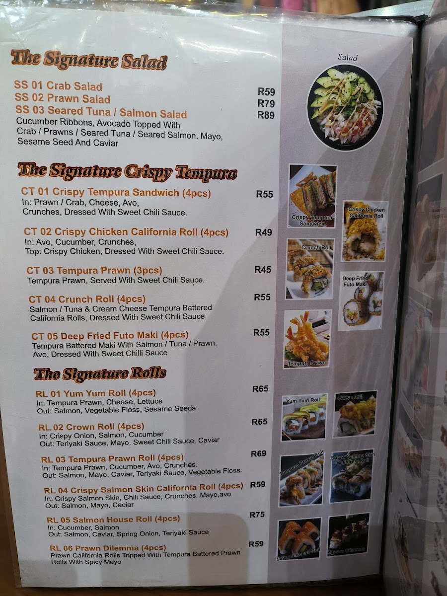 Yage Chinese Restaurant & Sushi - Centurion Mall Photo Menu 3