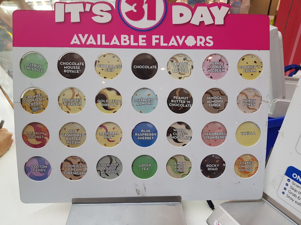Baskin Robbins Sunway Carnival Mall Photo Menu 3