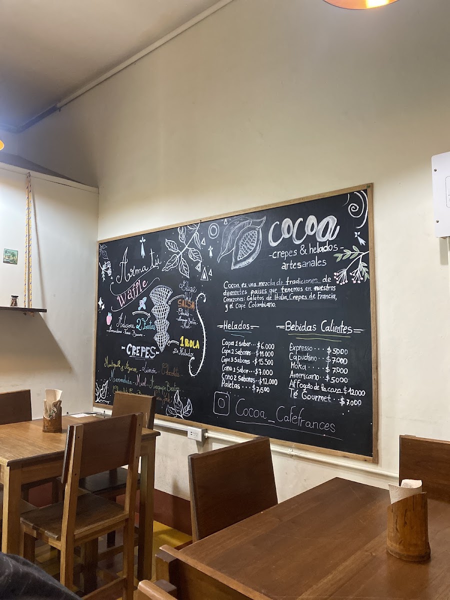 Cocoa Café Gelateria Photo Menu 4