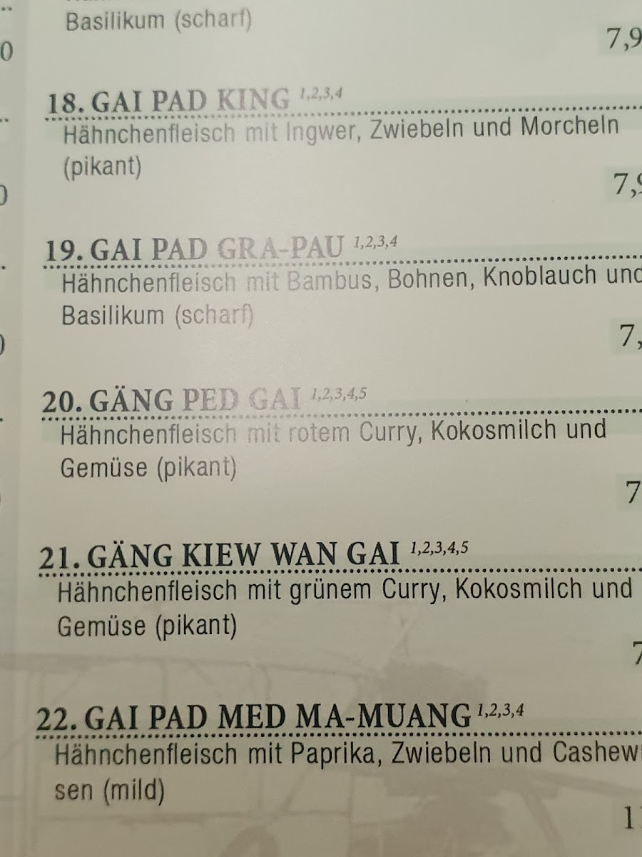 Yam Yam Thai-Restaurant Mannheim Photo Menu 7