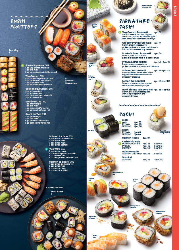 Ocean Basket Bloubergstrand Photo Menu 3