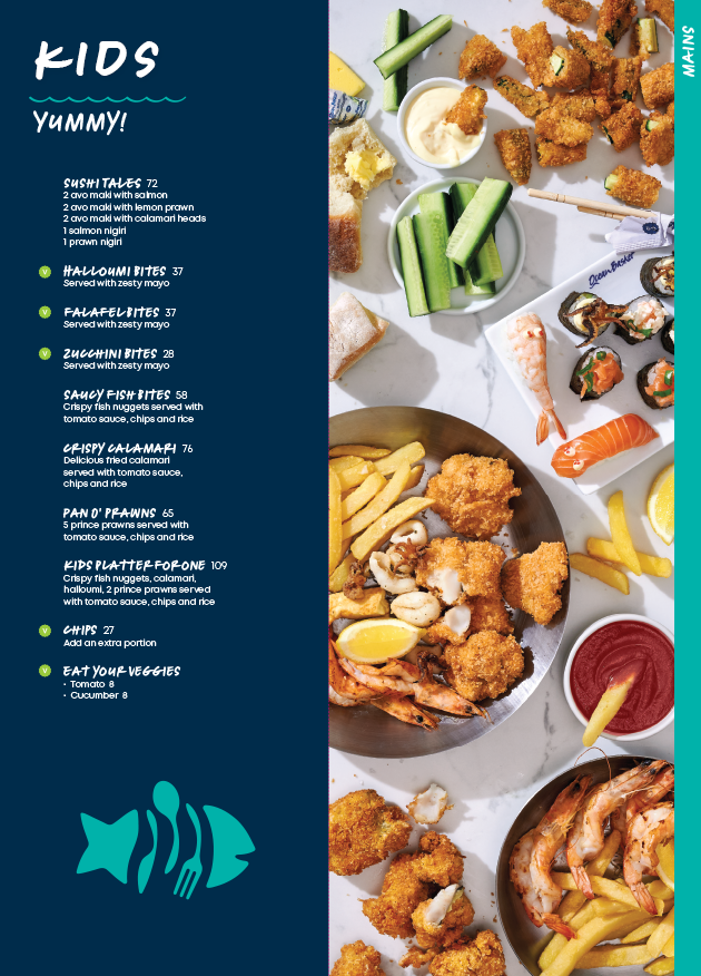 Ocean Basket Bloubergstrand Photo Menu 4