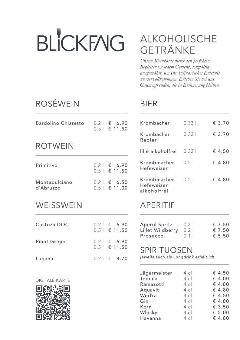 Blickfang Photo Menu 1