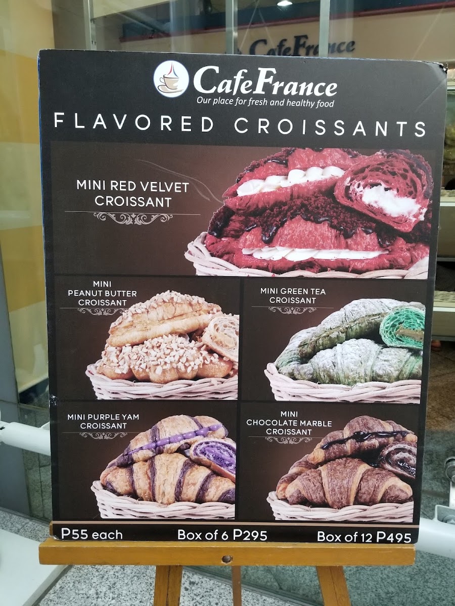 Cafe France Photo Menu 1