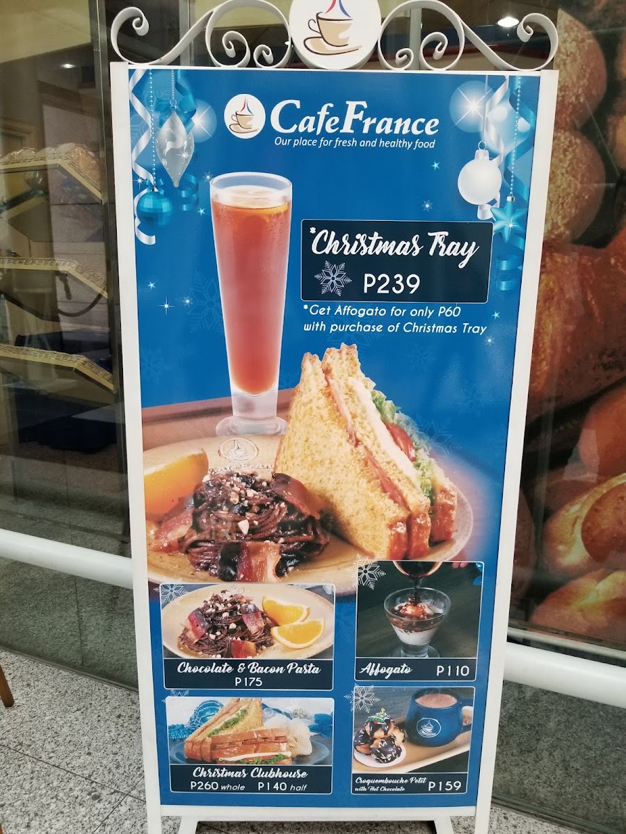 Cafe France Photo Menu 2