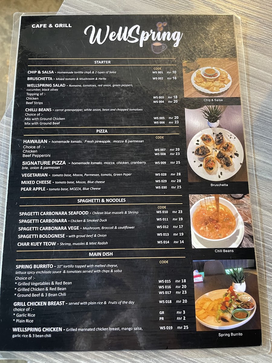 Well Spring Cafe & Grill Photo Menu 2