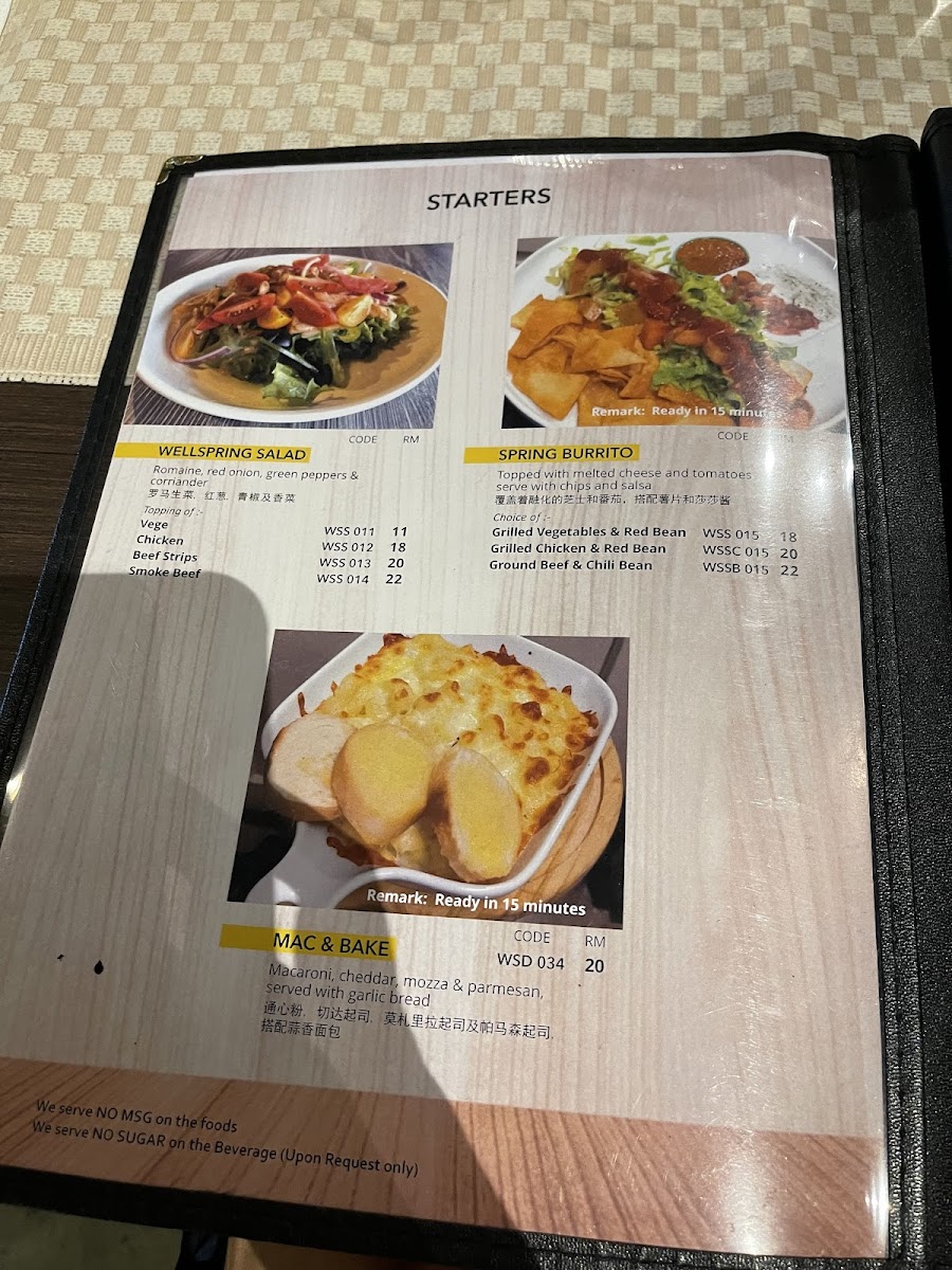 Well Spring Cafe & Grill Photo Menu 9