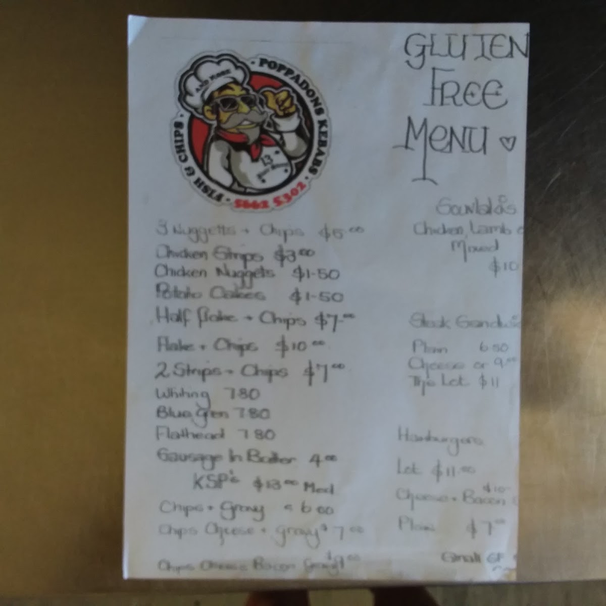 Poppadons Takeaway Photo Menu 2