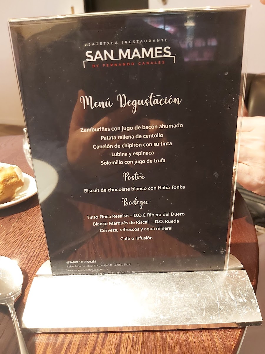San Mamés Jatetxea Photo Menu 3