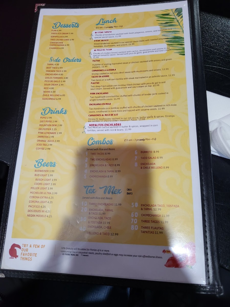 El Tucán Authentic Mexican Cuisine Photo Menu 8