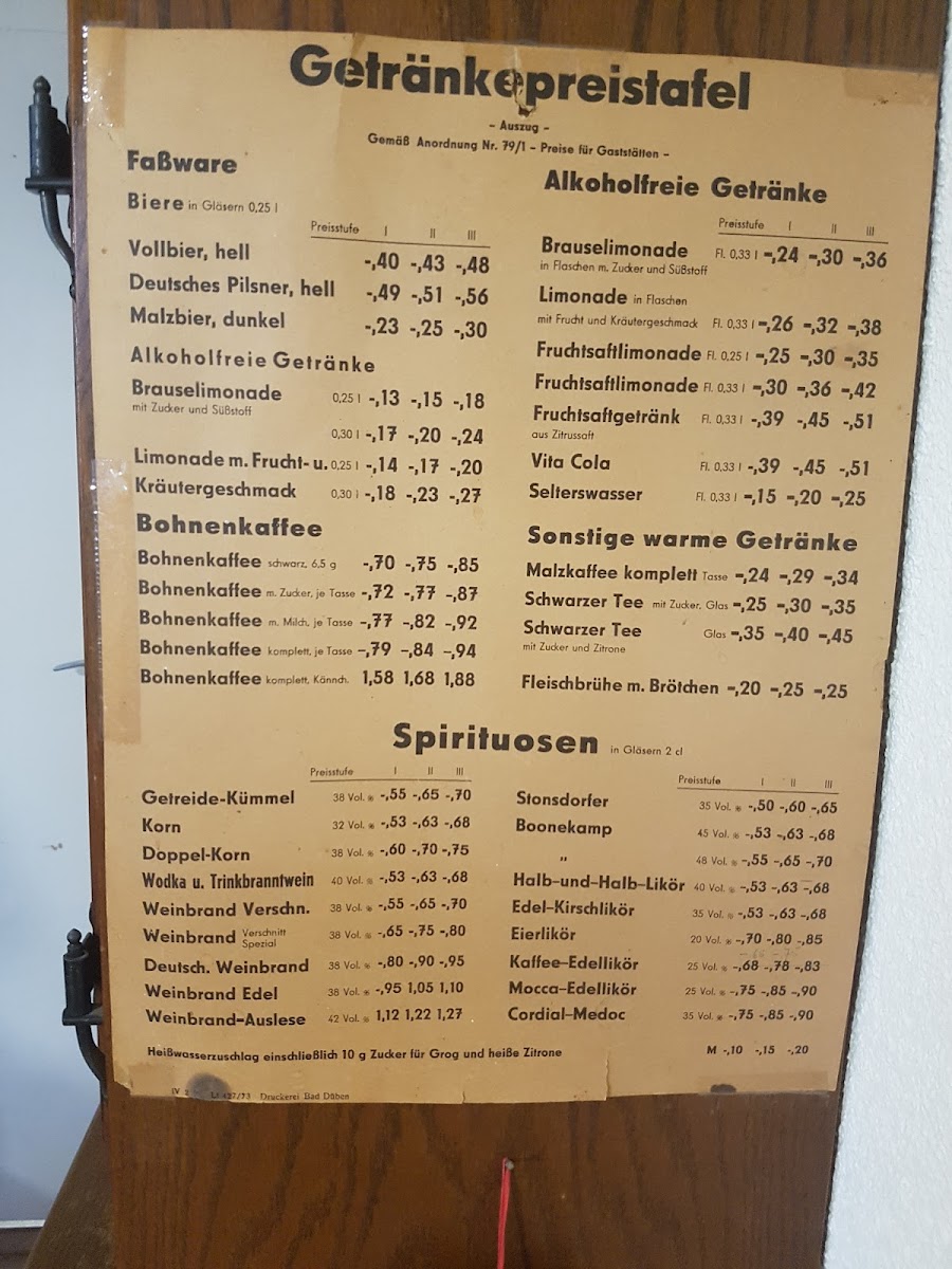 Gaststätte „Zum Elefanten“ Photo Menu 1