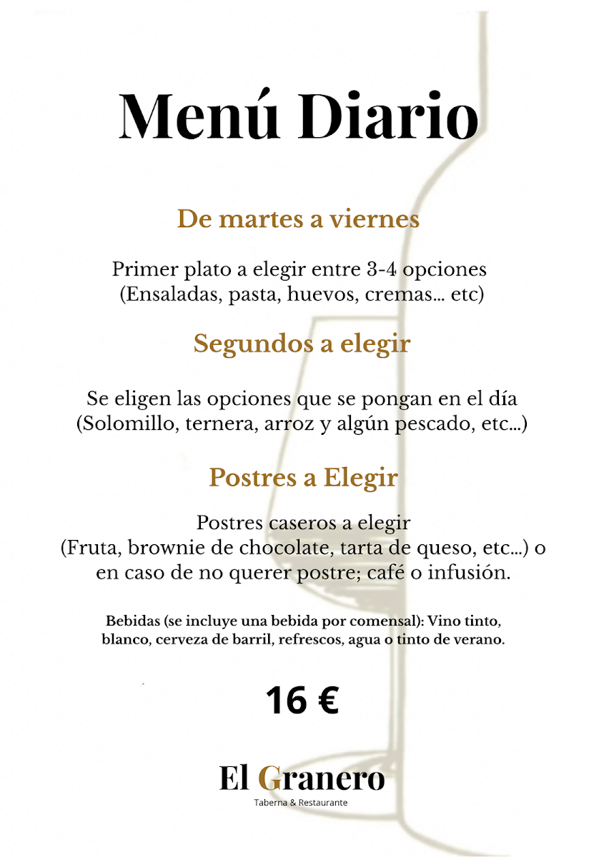 Restaurante El Granero Photo Menu 2