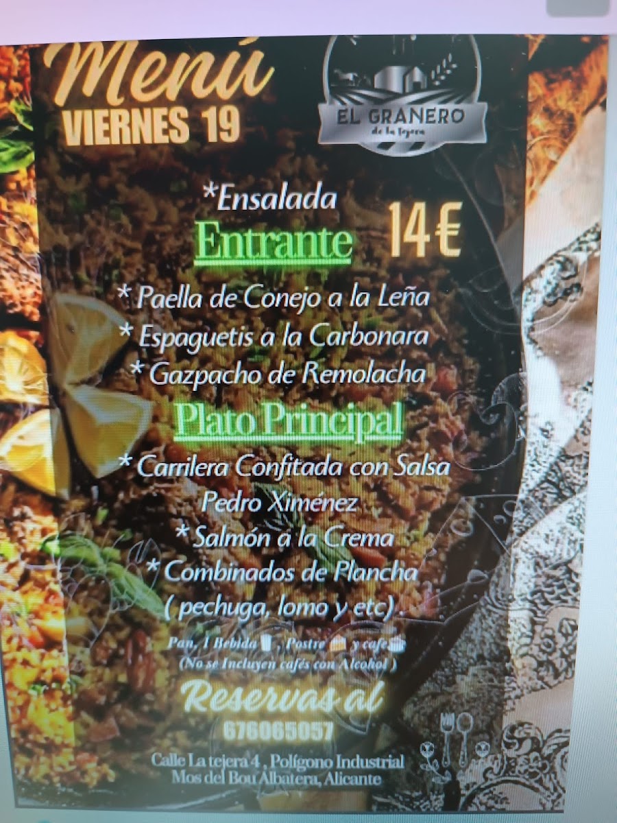 Restaurante El Granero Photo Menu 7