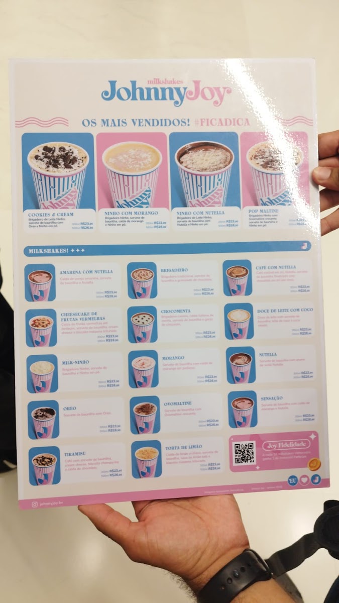 Johnny Joy Milkshakes - BarraShopping Photo Menu 3
