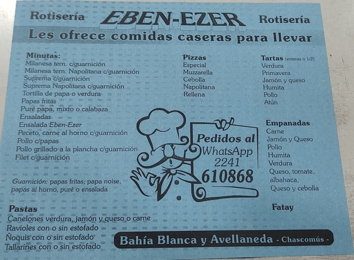 Eben Ezer Photo Menu 4