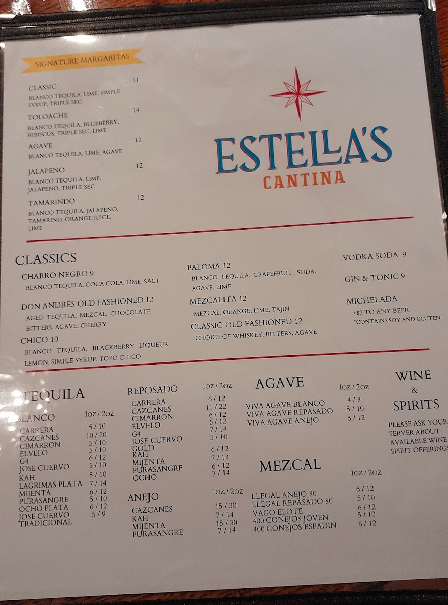 Estella's Cantina Photo Menu 4