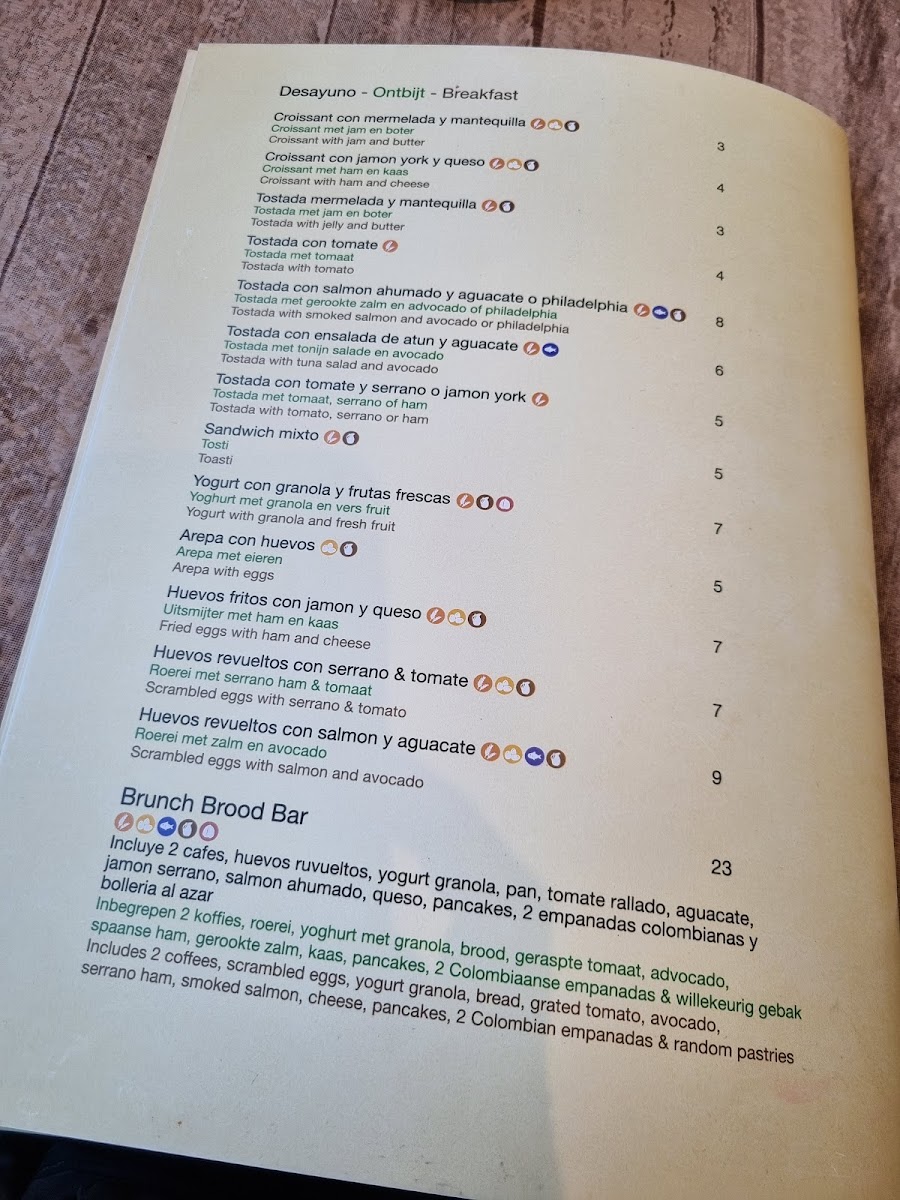 Broodbar Photo Menu 1