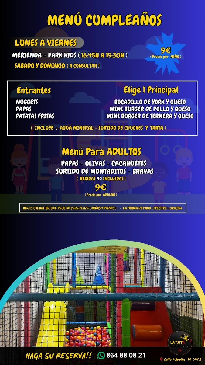 La Ruta Onda Photo Menu 2