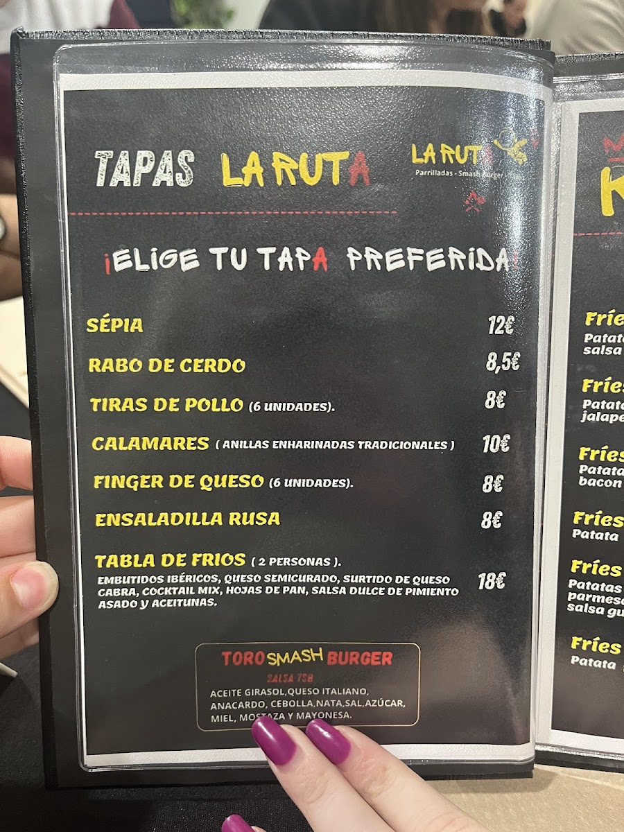 La Ruta Onda Photo Menu 6