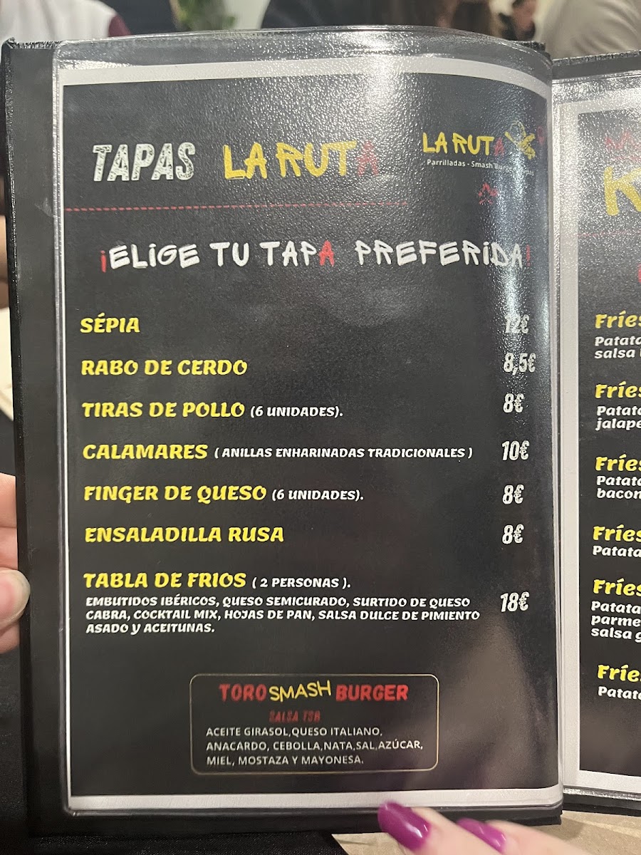La Ruta Onda Photo Menu 8