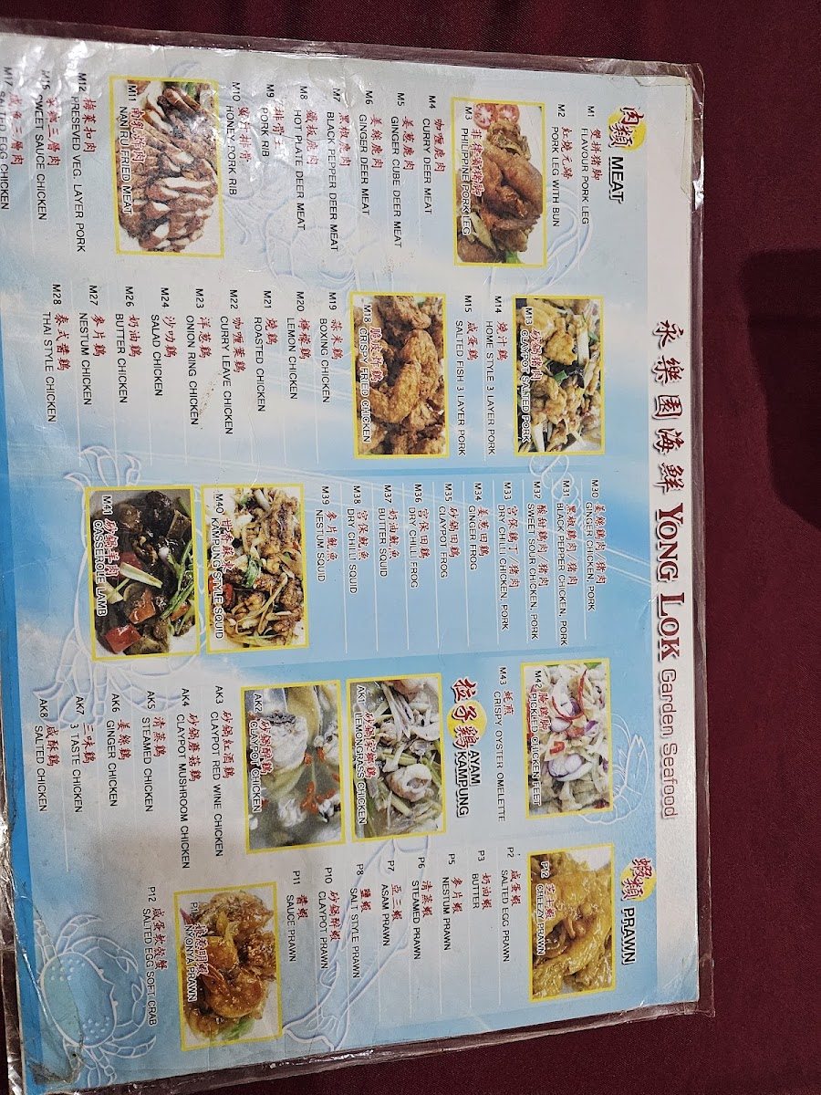 Yong Lok Garden Seafood 永樂園海鮮 Photo Menu 4