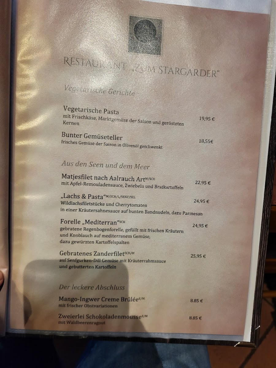 Restaurant 'Zum Stargarder' Photo Menu 2