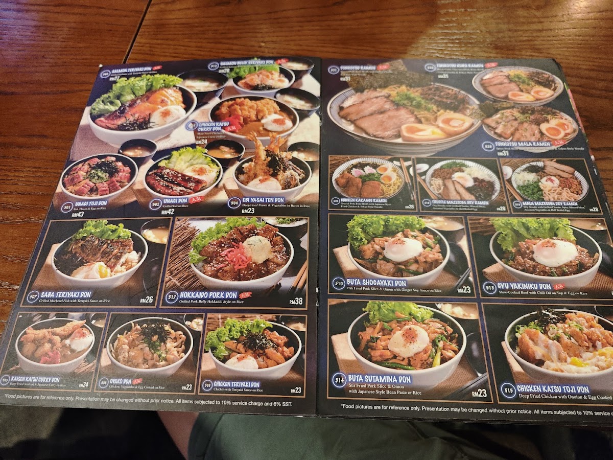 Robataya Ramen & Donburi Photo Menu 1
