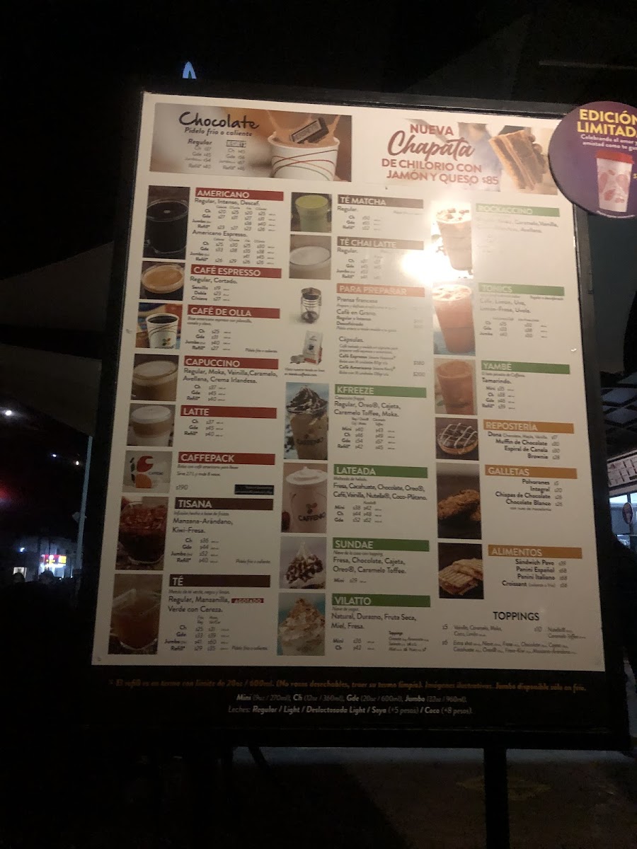 CAFFENIO Morelos Photo Menu 2