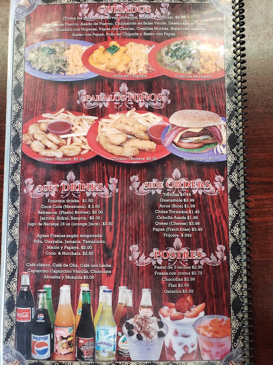 Taqueria El Torito Photo Menu 10