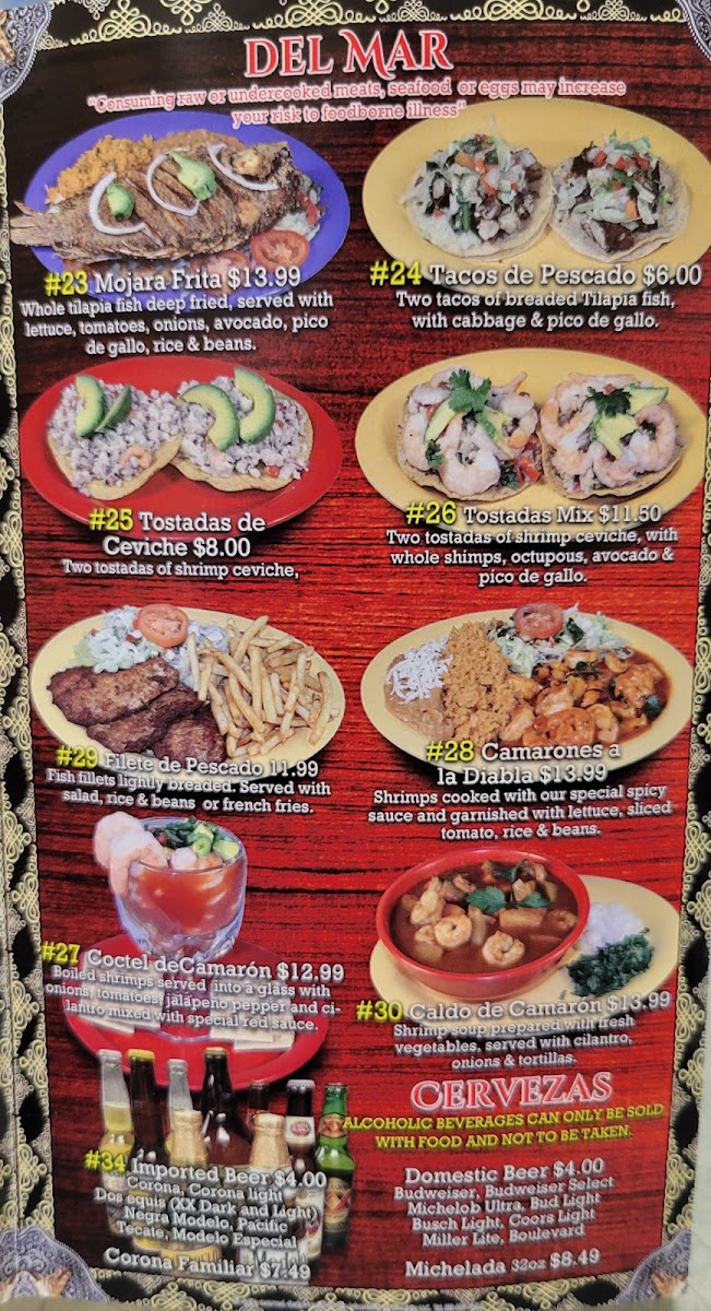 Taqueria El Torito Photo Menu 4