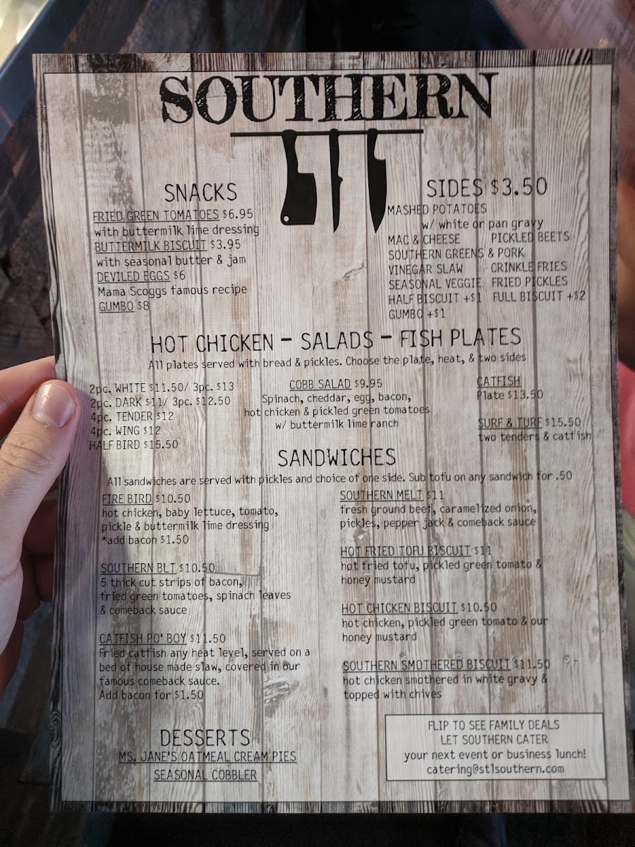 Southern Photo Menu 4