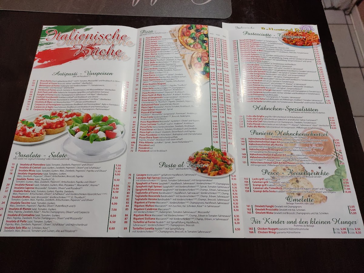 Restaurant Bollywood Photo Menu 1