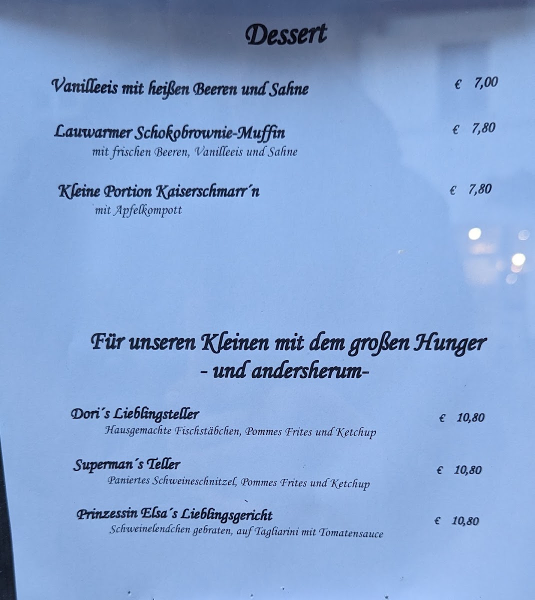 Altes Rathaus Photo Menu 3