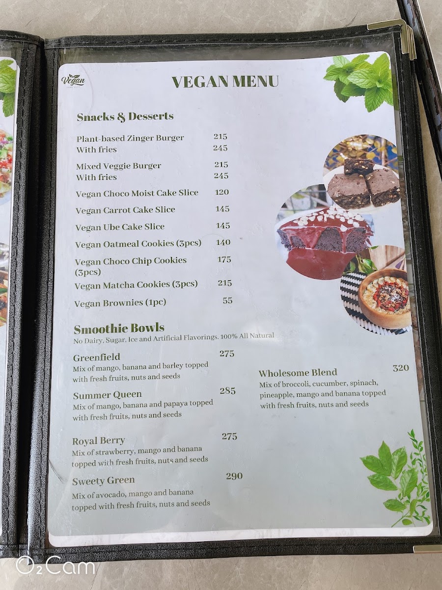 Vegan Cebu City Photo Menu 2
