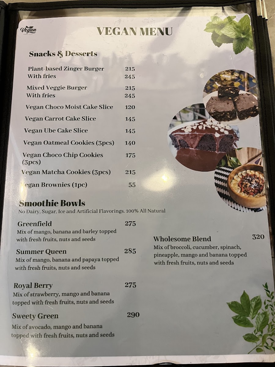 Vegan Cebu City Photo Menu 5