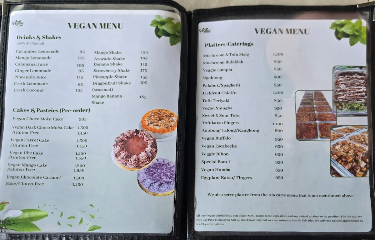 Vegan Cebu City Photo Menu 9