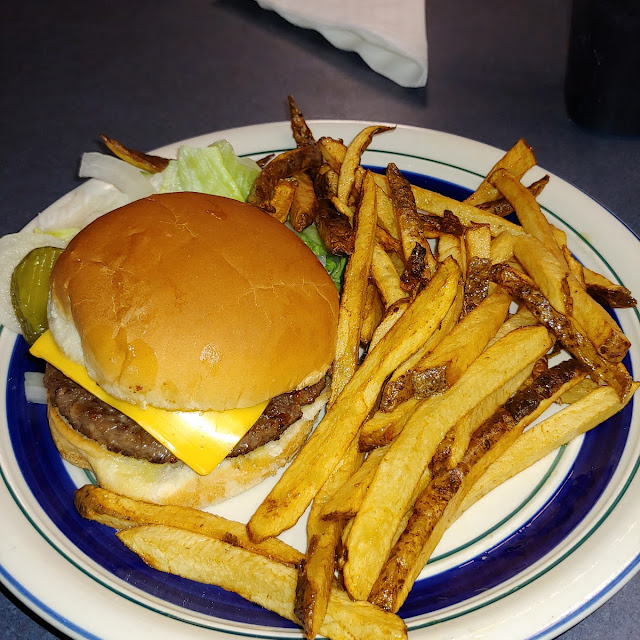 Jalapeno Burger and Fries