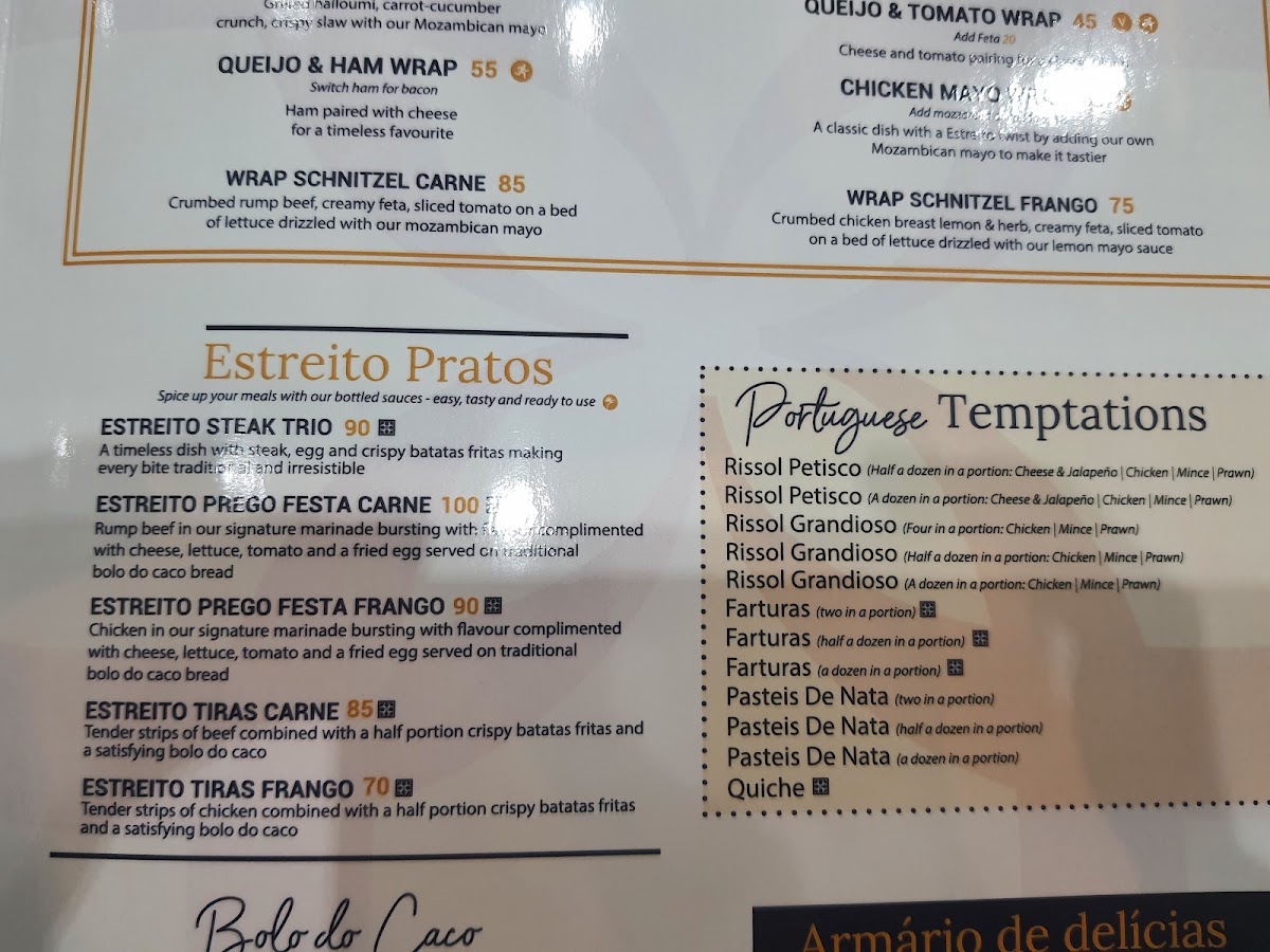Café Estreito Linton's Corner Photo Menu 2
