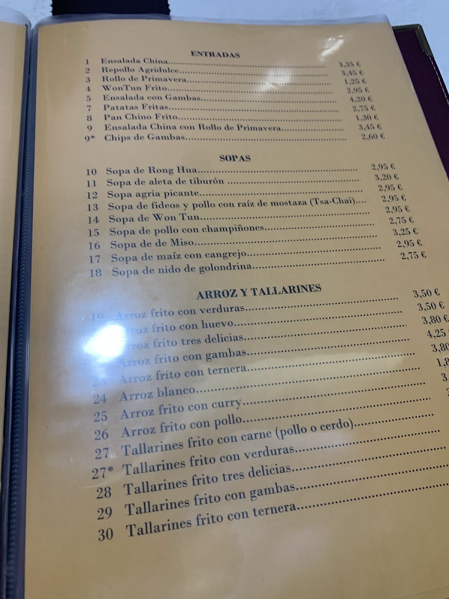 Rong Hua Photo Menu 5