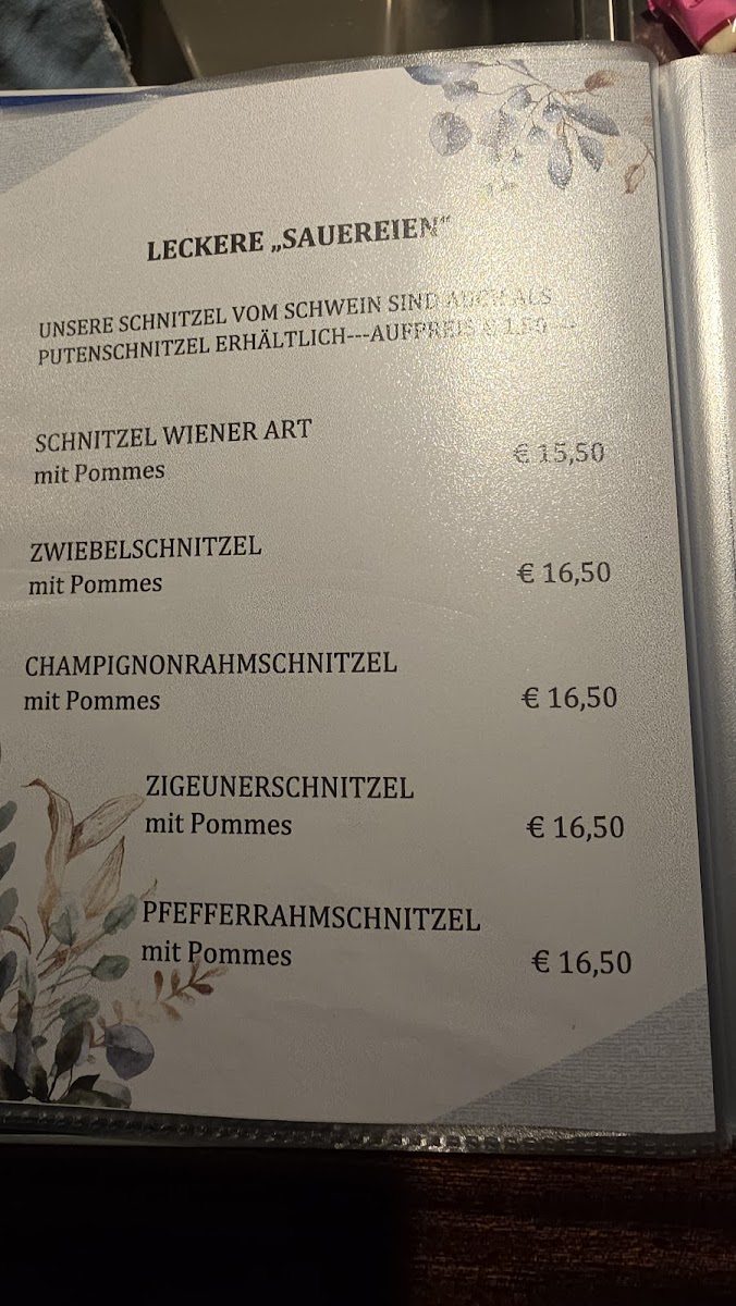 Sportlerklause Friesenhalle Photo Menu 1